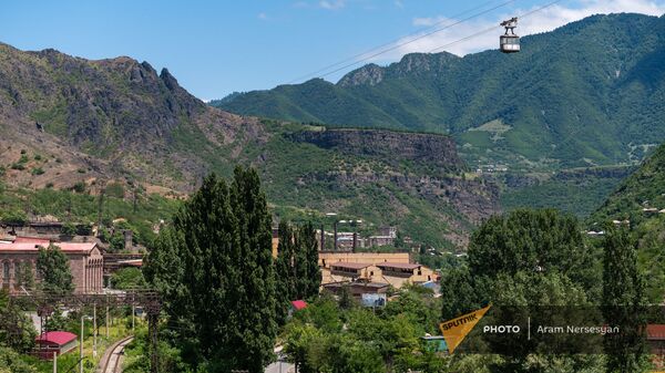 Канатная дорога в Алаверди - Sputnik Արմենիա