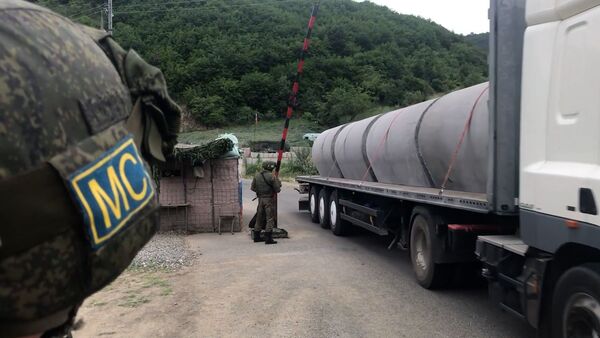 Российские миротворцы провели плановую тренировку по безопасности на наблюдательных постах в Нагорном Карабахе - Sputnik Արմենիա