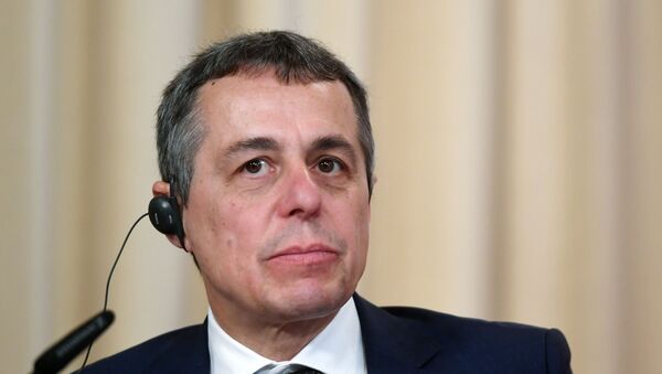 Министр иностранных дел Швейцарии Игнацио Кассис  - Sputnik Армения