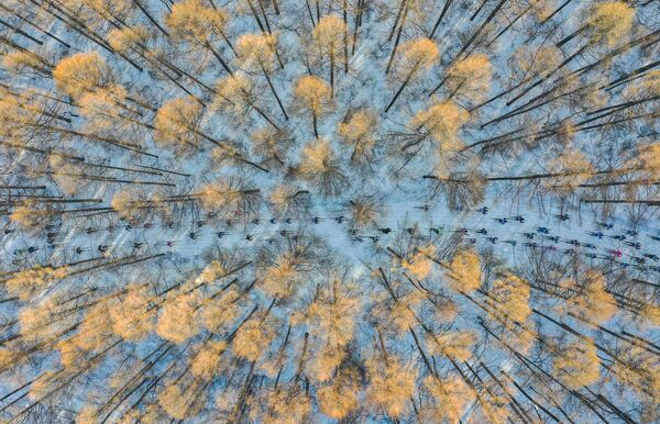 Работа китайского фотографа Chang XU  На лыжах в весну,  вошедшая в шорт-лист конкурса имени Андрея Стенина в категории Моя Планета, одиночные фотографии - Sputnik Армения