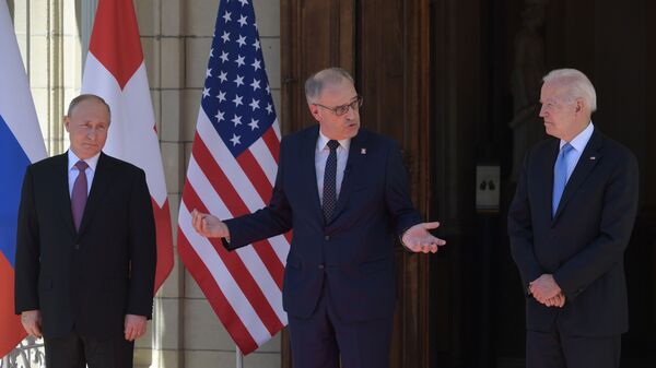 Встреча президентов России и США В. Путина и Дж. Байдена в Женеве - Sputnik Армения