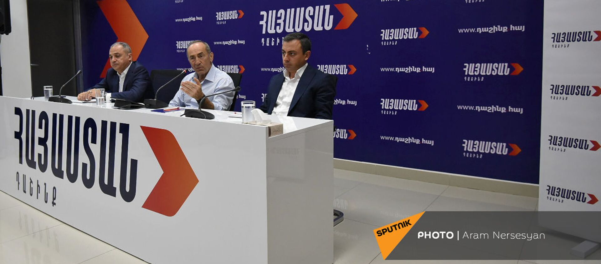 Пресс-конференция лидеров блока Айастан (22 июня 2021). Еревaн - Sputnik Армения, 1920, 22.06.2021
