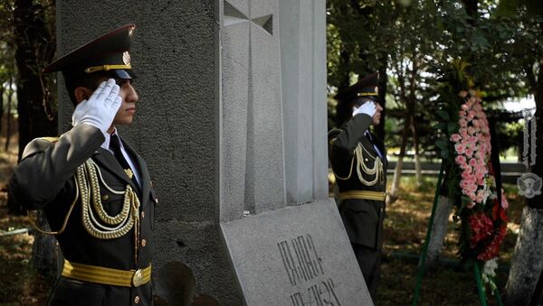 День памяти пропавших без вести в военном пантеоне Ераблур (29 июня 2021). Еревaн - Sputnik Армения