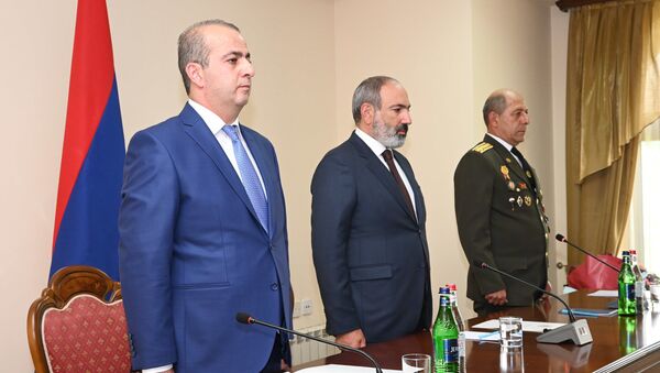 И.о. премьер-министра Никол Пашинян принял участие в торжественном заседании, посвященном Службе национальной безопасности (1 июля 2021). Еревaн - Sputnik Արմենիա