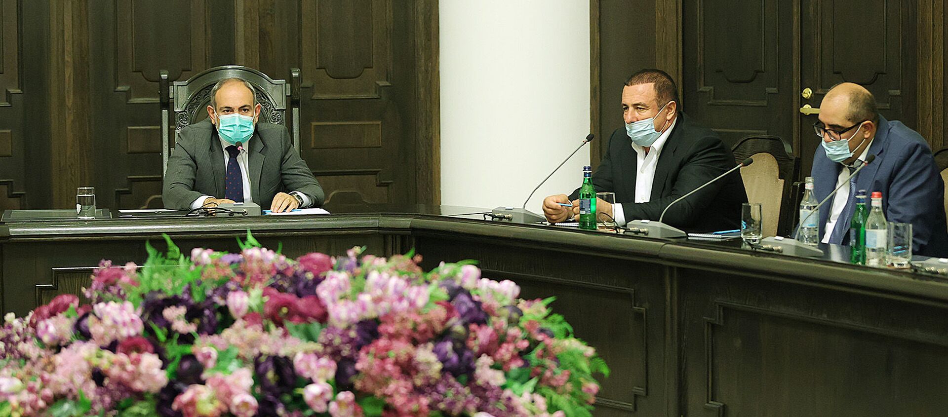 И.о. премьер-министра Никол Пашинян принял спортсменов и тренеров сборной Армении, участвующих в летних Олимпийских играх (15 июля 2021). Еревaн - Sputnik Армения, 1920, 15.07.2021