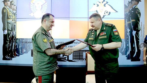 Подведение итогов штабных переговоров вооруженных сил Армении и России (17 июля 2021). Еревaн - Sputnik Армения