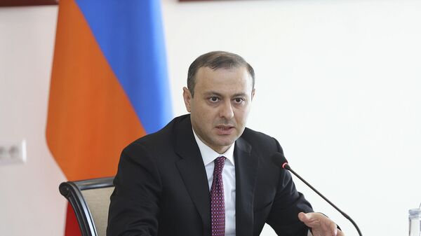 И.о. министра иностранных дел Армен Григорян принял глав дипломатических миссий, аккредитованных в Армении (20 июня 2021). Еревaн - Sputnik Армения