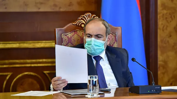 Совещание во главе с и.о. премьер-министра Николом Пашиняном по вопросам реализации инвестиционных программ (21 июля 2021). Еревaн - Sputnik Армения