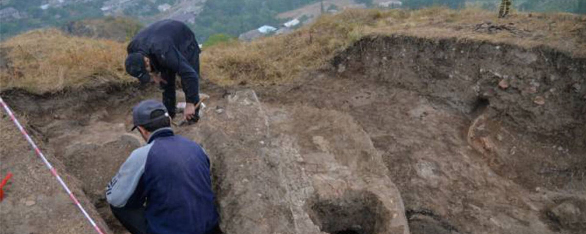 Археологические раскопки на территории крепости Тавуш в Берде - Sputnik Армения, 1920, 26.07.2021