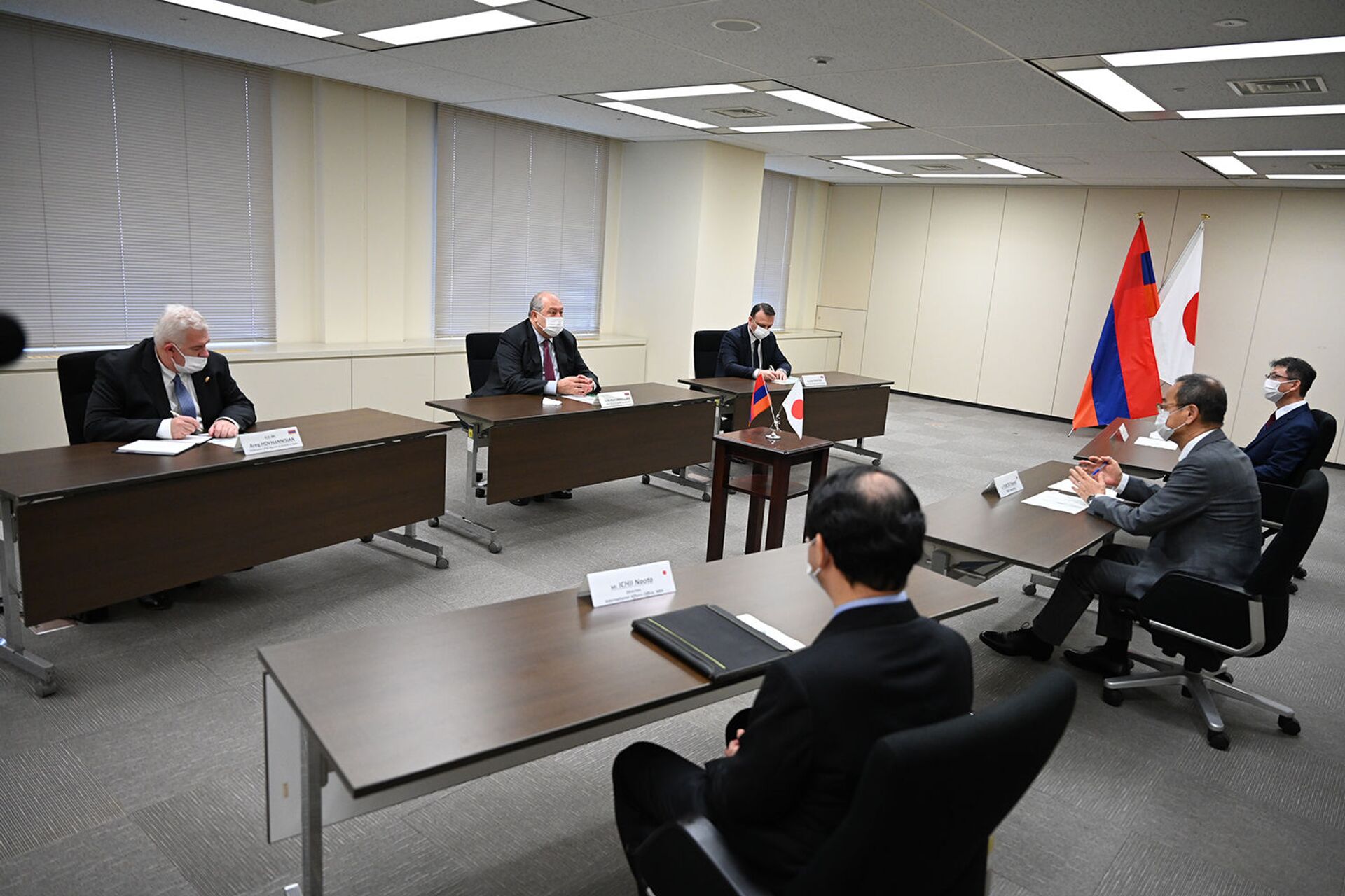 Արմեն Սարգսյանը հանդիպել է Ճապոնիայի միջուկային կարգավորման գործակալության նախագահի հետ - Sputnik Արմենիա, 1920, 27.07.2021