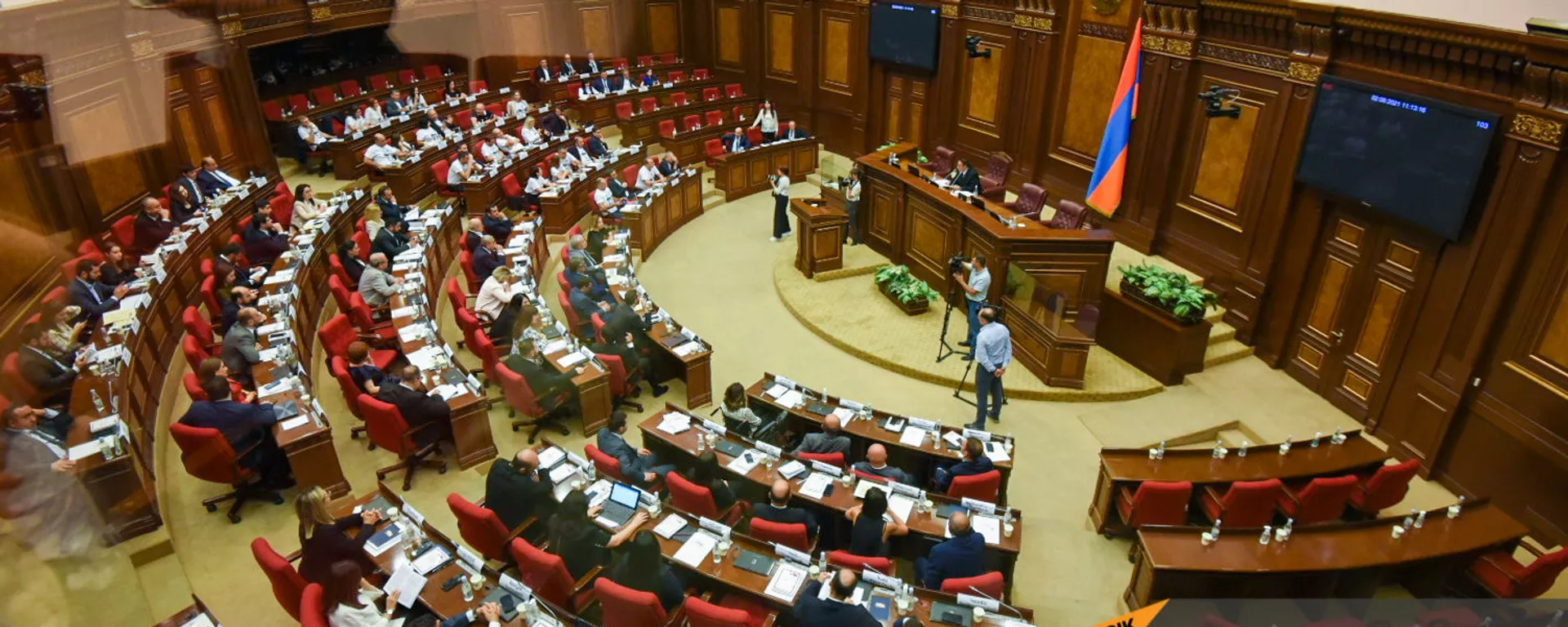 Первое заседание парламента Армении 8-го созыва (2 августа 2021). Еревaн - Sputnik Армения, 1920, 02.08.2021