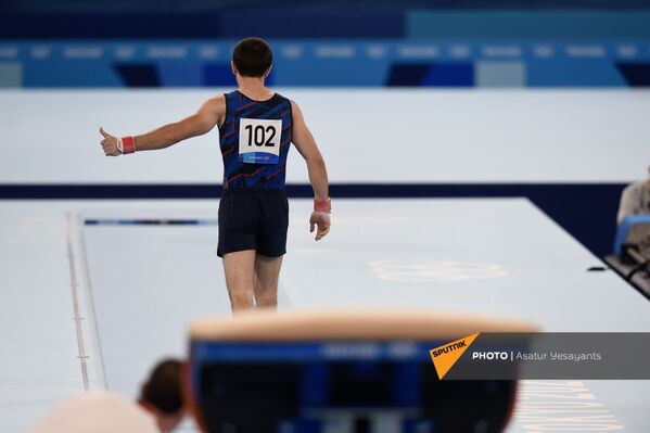 32–րդ ամառային օլիմպիական խաղերի բրոնզե մեդալակիր, մարմնամարզիկ Արթուր Դավթյանի ելույթը Տոկիոյում - Sputnik Արմենիա