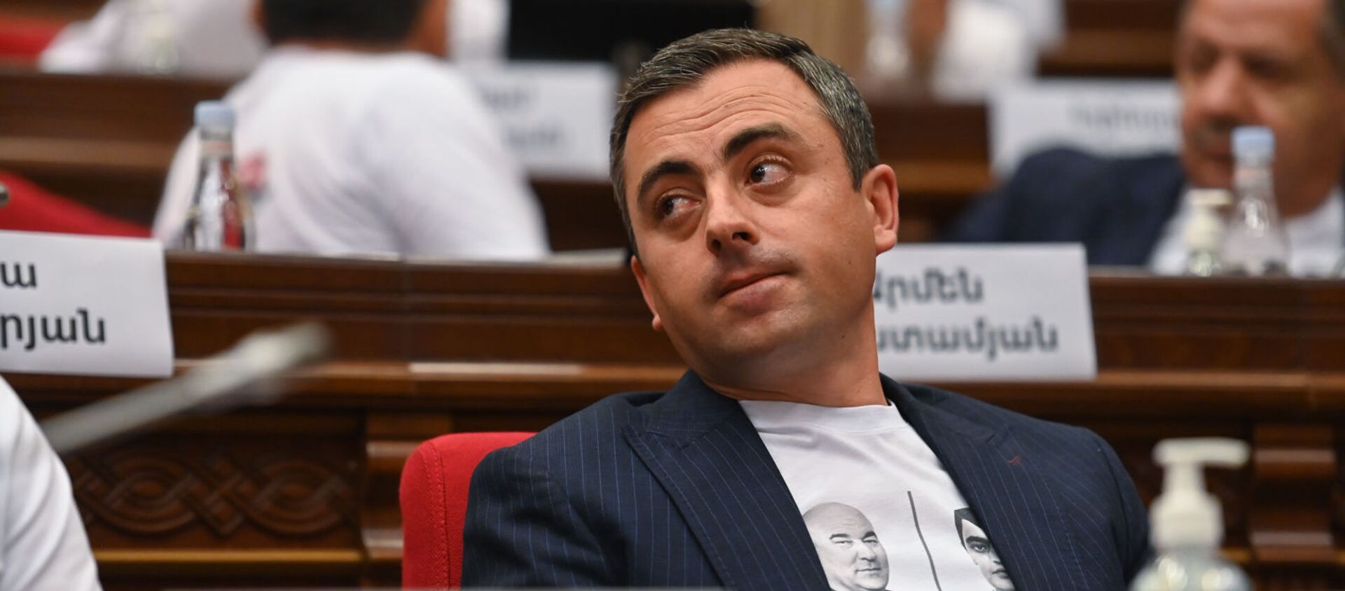 Ишхан Сагателян во время первого заседания парламента Армении 8-го созыва (2 августа 2021). Еревaн - Sputnik Արմենիա, 1920, 05.08.2021