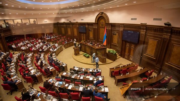 Первое заседание парламента Армении 8-го созыва (2 августа 2021). Еревaн - Sputnik Արմենիա