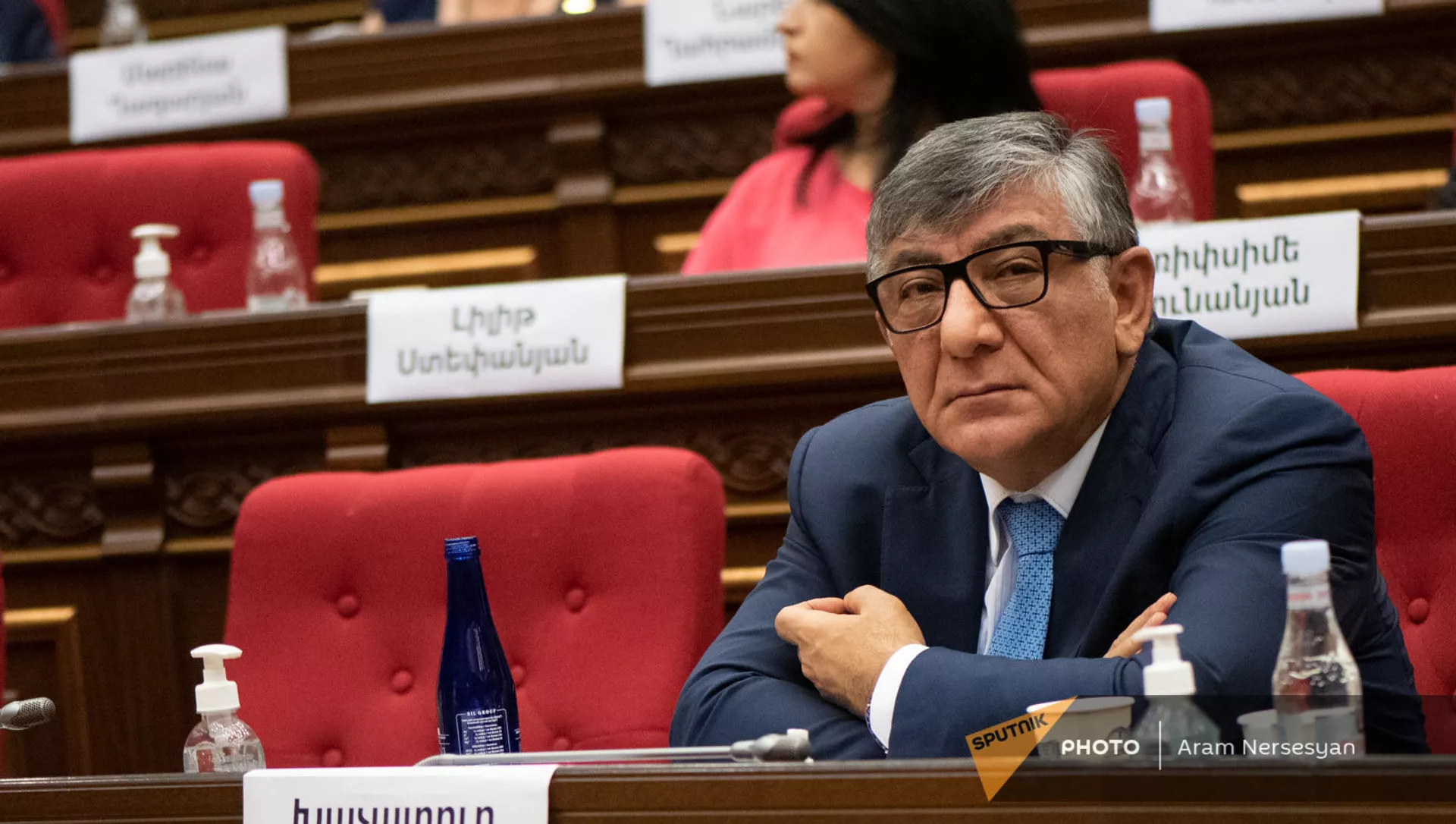 Хачатур Сукиасян на заседании Парламента (4 августа 2021). Еревaн