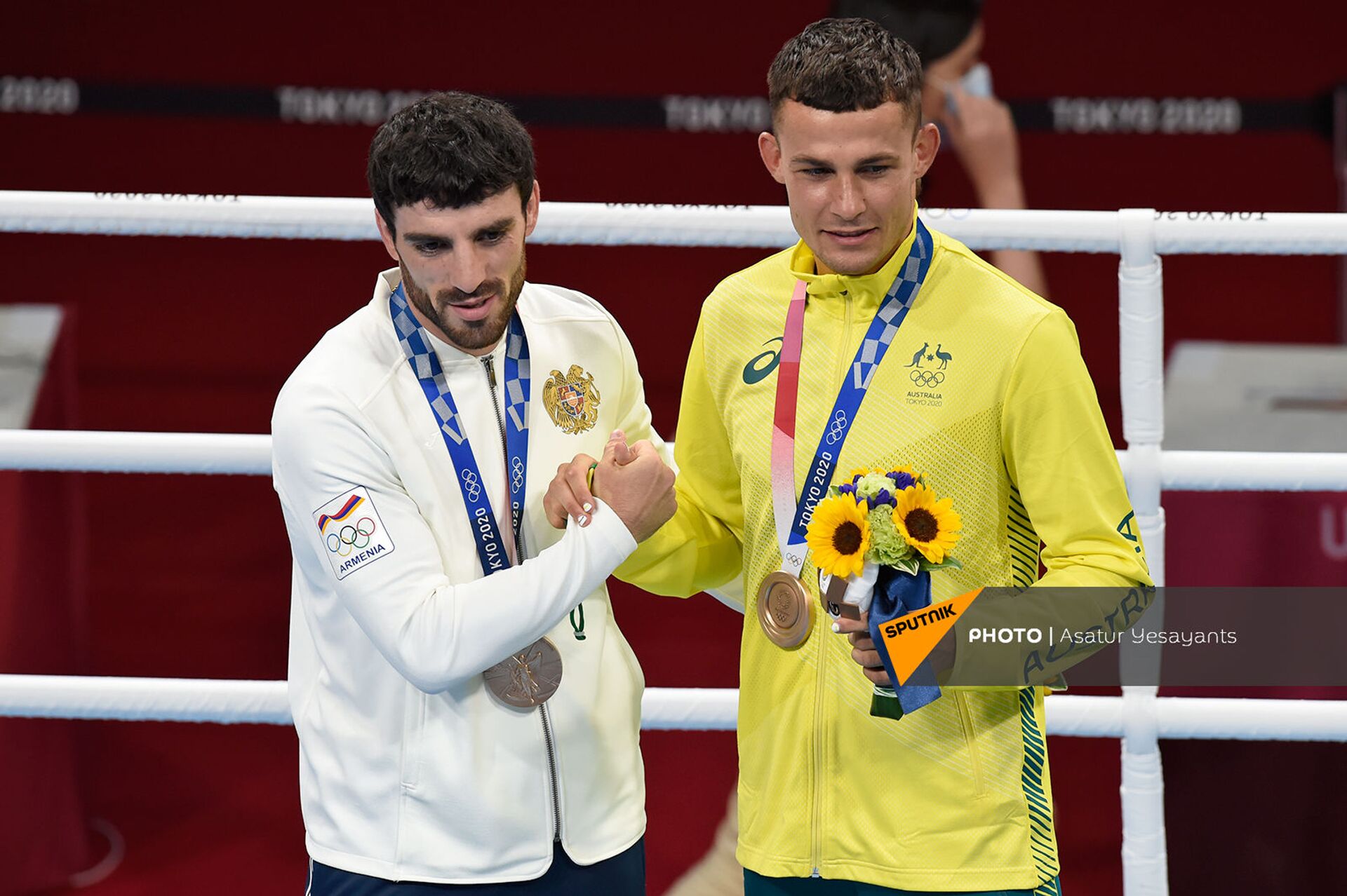 Церемония награждения боксеров XXXII летней Олимпиады в Токио - Sputnik Армения, 1920, 14.09.2021
