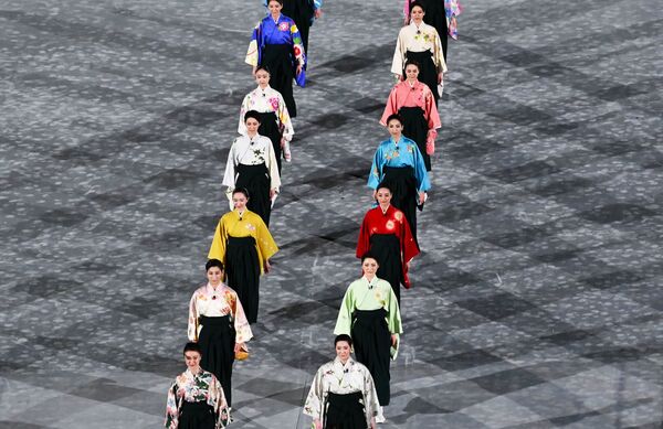Торжественная церемония закрытия XXXII летних Олимпийских игр в Токио на Национальном олимпийском стадионе.  - Sputnik Армения