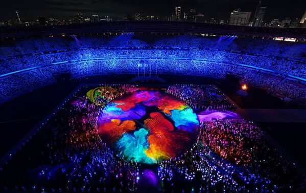 Торжественная церемония закрытия XXXII летних Олимпийских игр в Токио. - Sputnik Армения