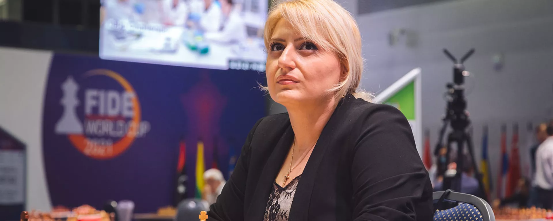 Элина Даниелян на Чемпионате Европы по шахматам среди женщин  - Sputnik Армения, 1920, 29.09.2021