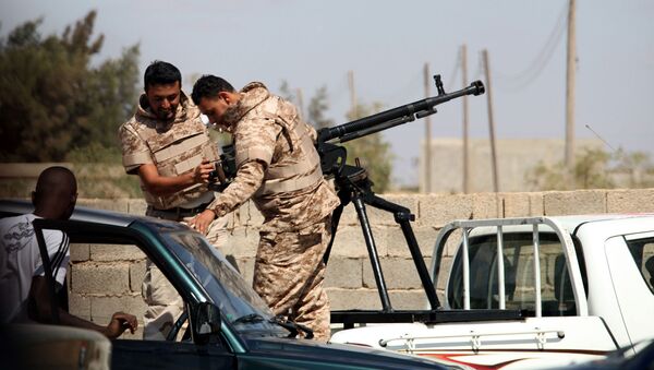 Солдаты Ливийской национальной армии готовятся к штурму. Архивная фотография - Sputnik Արմենիա