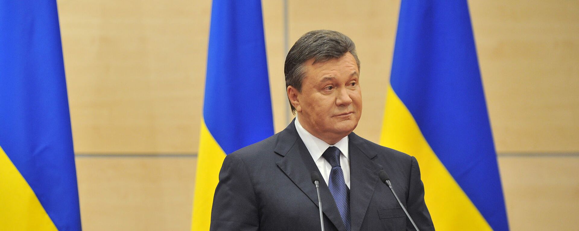 Виктор Янукович, объявивший себя ранее легитимным президентом Украины, выступает на пресс-конференции (11 марта 2014). Ростов-на-Дону - Sputnik Արմենիա, 1920, 17.08.2021