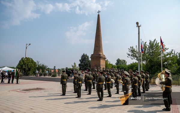 Tоржественное мероприятие в честь годовщины Ошаканской битвы (17 августа 2021). Ошакан - Sputnik Армения