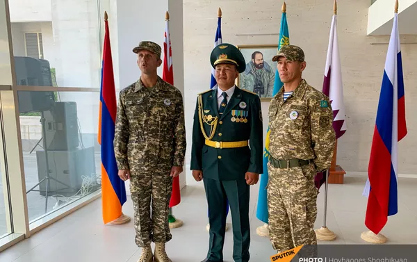 Открытие международного военного конкурса Воин мира (22 августа 2021). Дилижан Открытие международного военного конкурса Воин мира (22 августа 2021). Дилижан - Sputnik Армения