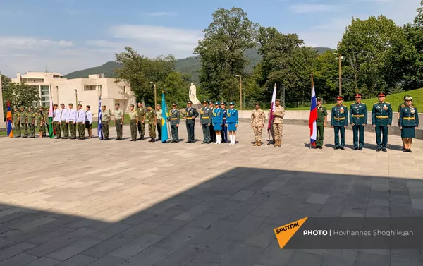 Открытие международного военного конкурса Воин мира (22 августа 2021). Дилижан Открытие международного военного конкурса Воин мира (22 августа 2021). Дилижан - Sputnik Армения