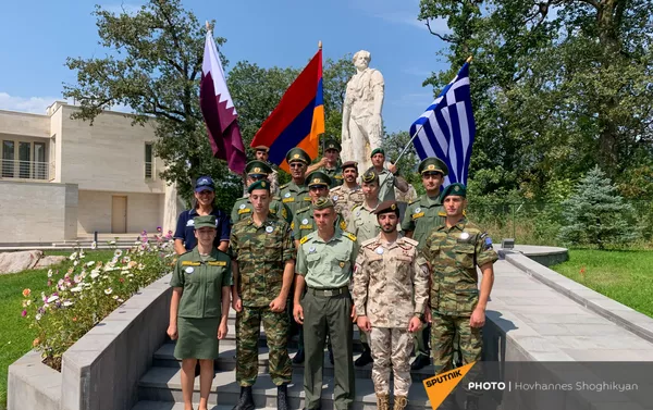 Открытие международного военного конкурса Воин мира (22 августа 2021). Дилижан Открытие международного военного конкурса Воин мира (22 августа 2021). Дилижан - Sputnik Армения