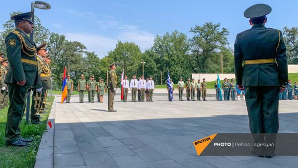 Открытие международного военного конкурса Воин мира (22 августа 2021). Дилижан - Sputnik Армения