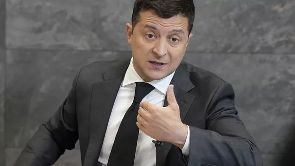 Президент Украины Владимир Зеленский во время пресс-конференции (14 июня 2021). Киев - Sputnik Армения
