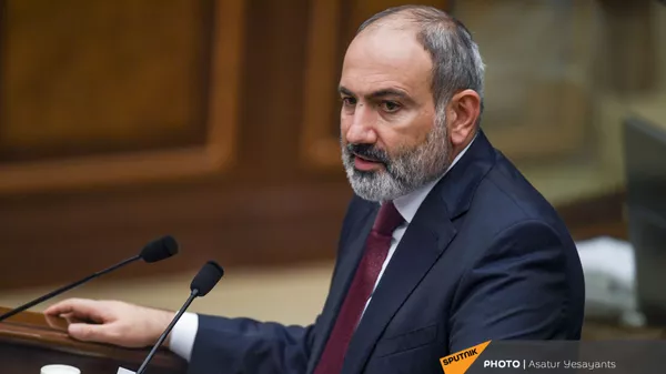  Премьер-министр Никол Пашинян на заседании Парламента Армении (24 августа 2021). Еревaн - Sputnik Армения