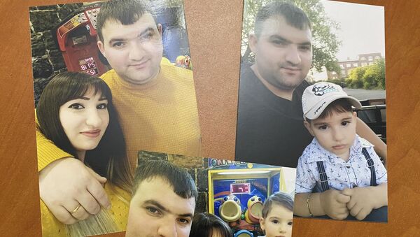 Семейные фотографии Ара Мкртчяна с женой Аидой и сыном Эриком - Sputnik Армения