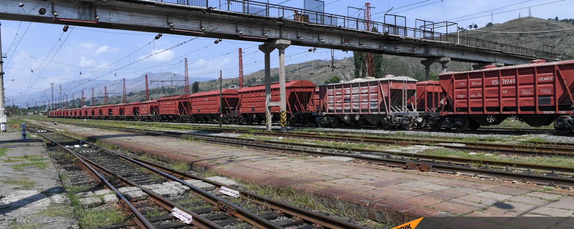 Железнодорожный состав на станции Ванадзора - Sputnik Արմենիա, 1920, 07.11.2021