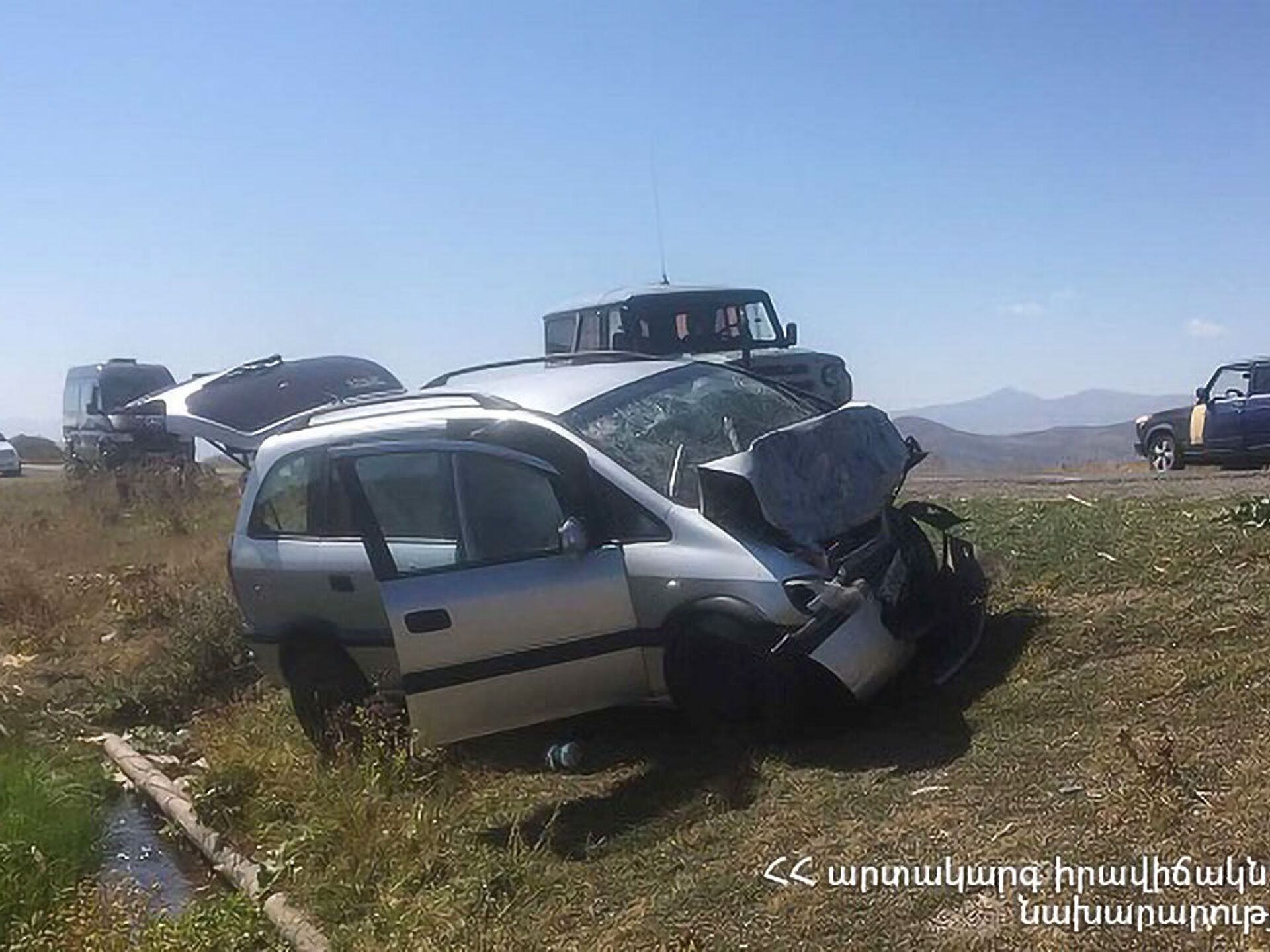 Авария в районе Дилижана - две машины врезались друг в друга, один из  водителей скончался - 31.10.2021, Sputnik Армения