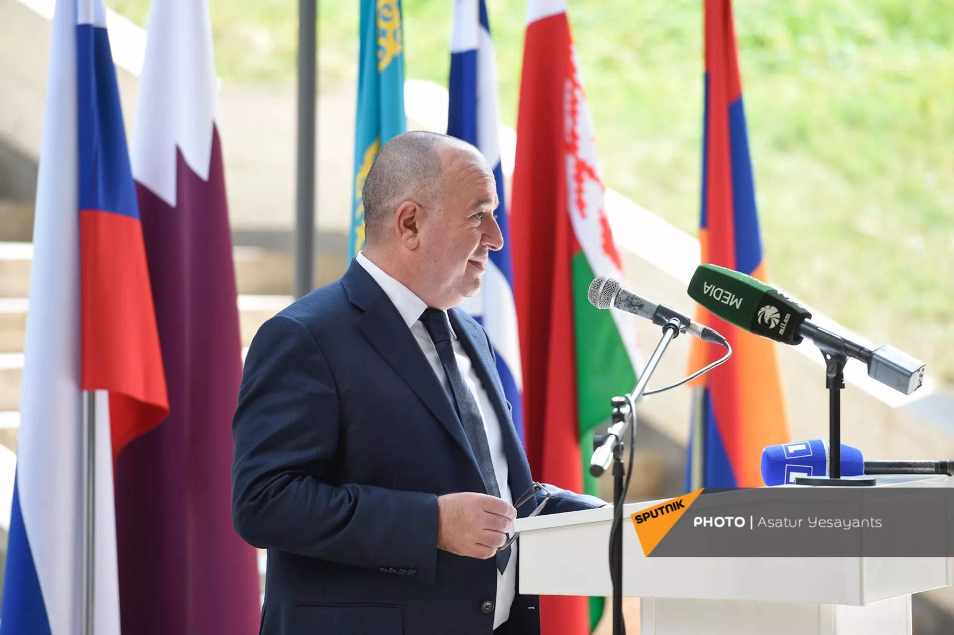 Министр обороны Аршак Карапетян во время награждения победителей конкурса Воин Мира (1 сентября 2021). Дилижан Министр обороны Аршак Карапетян во время награждения победителей конкурса Воин Мира (1 сентября 2021). Дилижан - Sputnik Армения, 1920, 14.09.2021