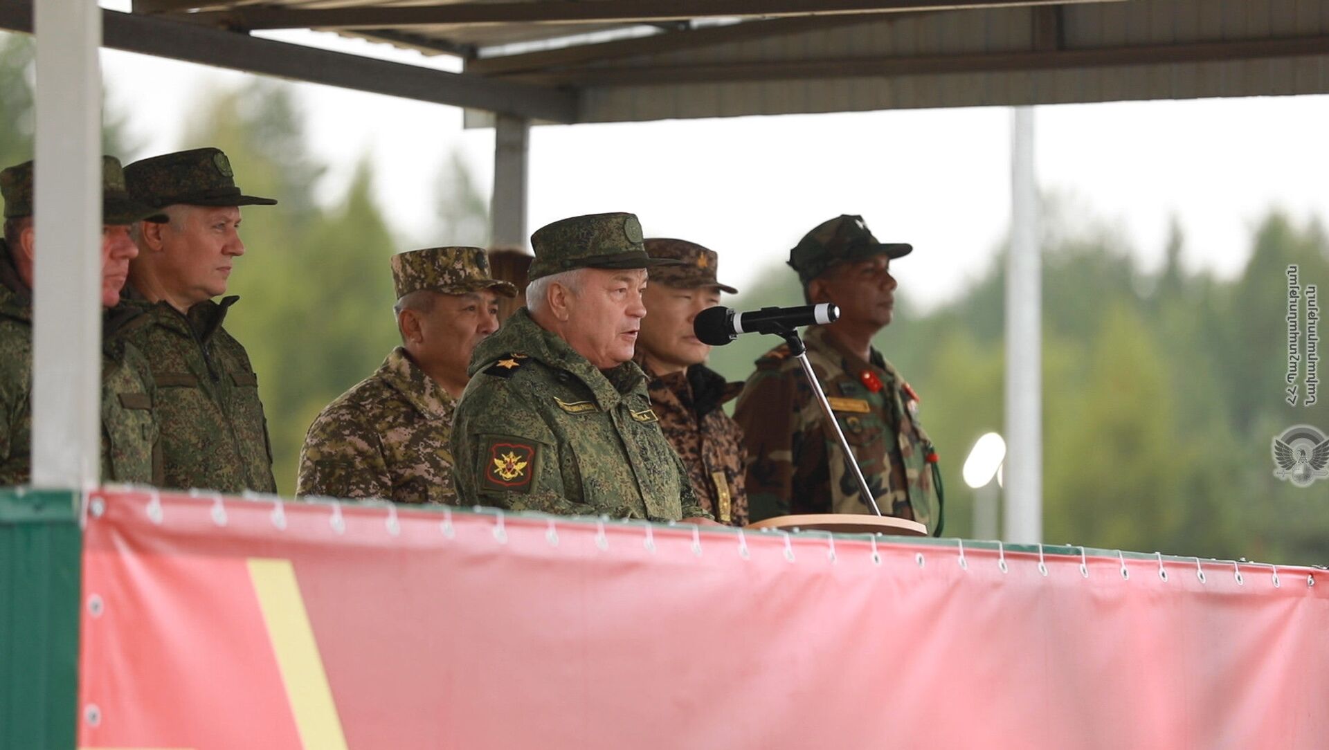 Торжественная церемония открытия стратегических учений «Запад-2021» в Мулинском военном училище (9 сентября 2021). Россия - Sputnik Армения, 1920, 10.09.2021