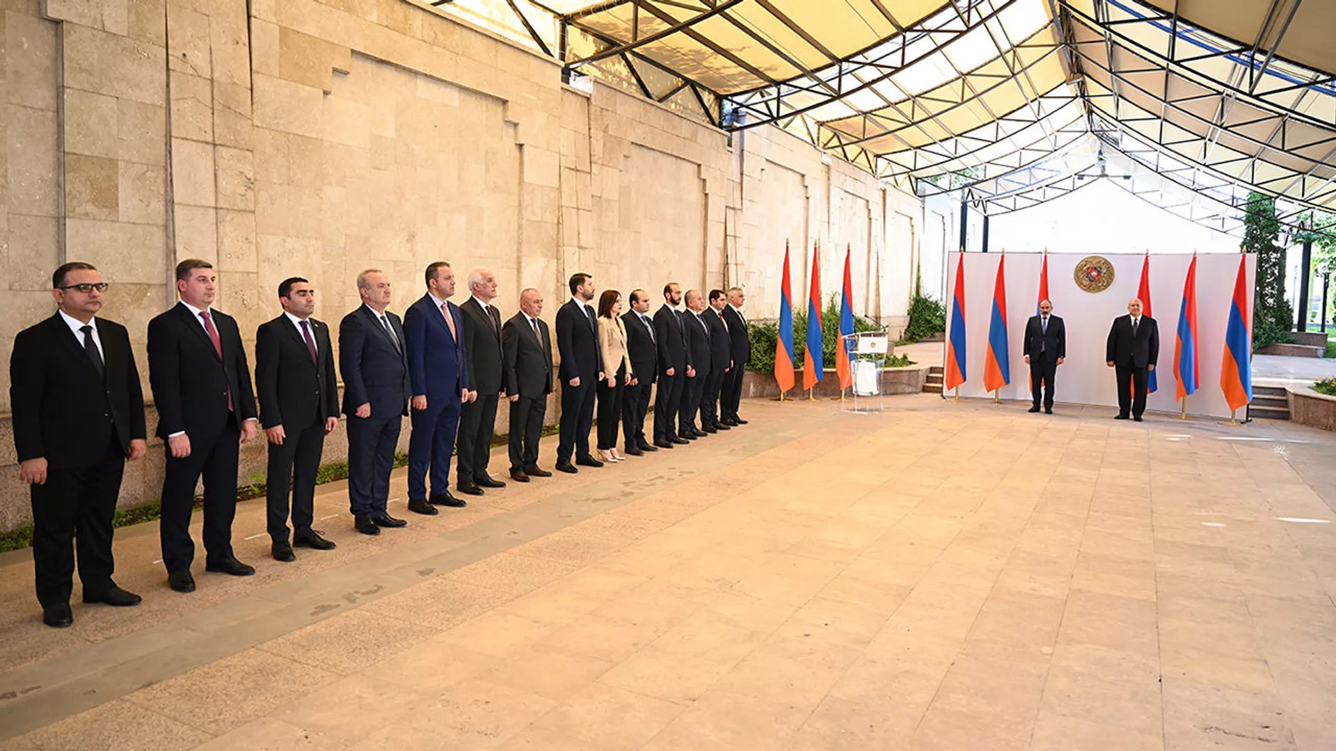 Նախագահական նստավայրում տեղի է ունեցել ՀՀ կառավարության անդամների երդման արարողությունը - Sputnik Армения, 1920, 14.09.2021