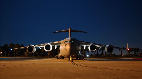 Американский военно-транспортный самолет Boeing C-17 Globemaster III - Sputnik Արմենիա