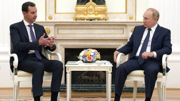 Встреча президента РФ В. Путина с президентом Сирии Б. Асадом - Sputnik Армения