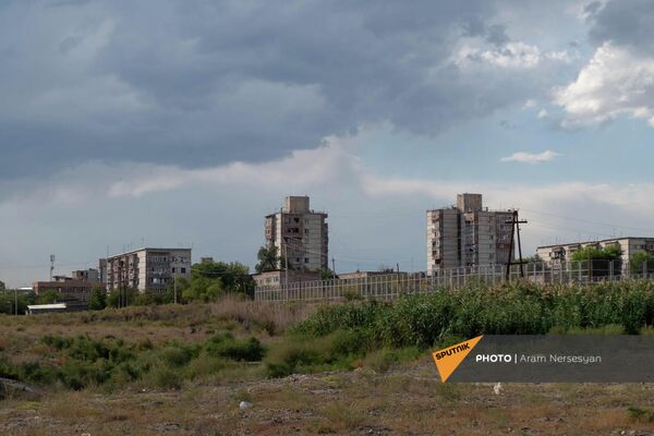 Вид на город Мецамор со стороны трассы M5 - Sputnik Армения