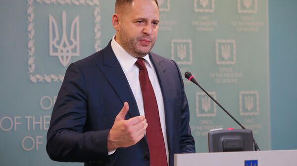 Брифинг нового главы офиса президента Украины А. Ермака - Sputnik Армения
