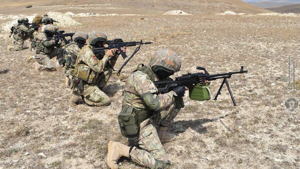 Военнослужащие специальных подразделений ВС провели наступательные операции на северо-восточной границе Армении - Sputnik Армения
