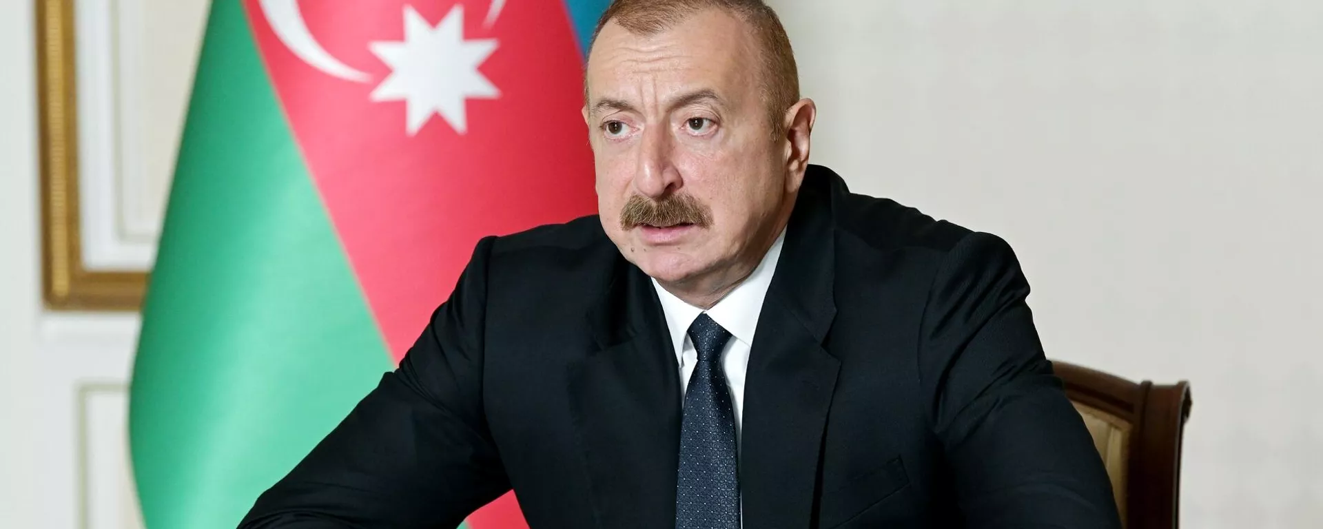 Президент Азербайджана Ильхам Алиев во время заседания Совета безопасности Азербайджана (13 июля 2020). Баку - Sputnik Армения, 1920, 13.01.2022