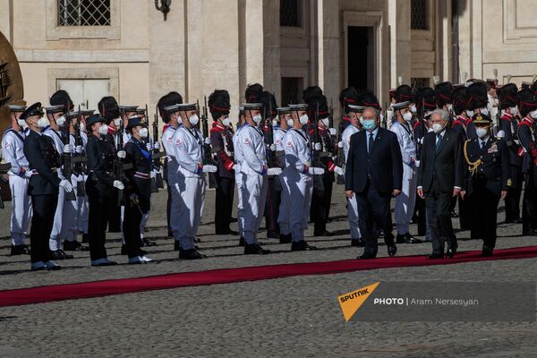 Завершился государственный визит президента Армении Армена Саркисяна в Италию - Sputnik Армения
