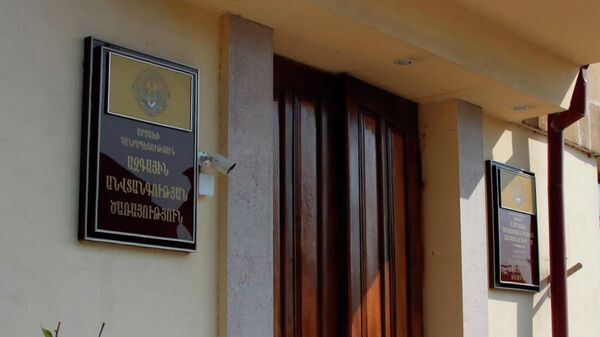 Вход в здание СНБ Карабаха - Sputnik Արմենիա
