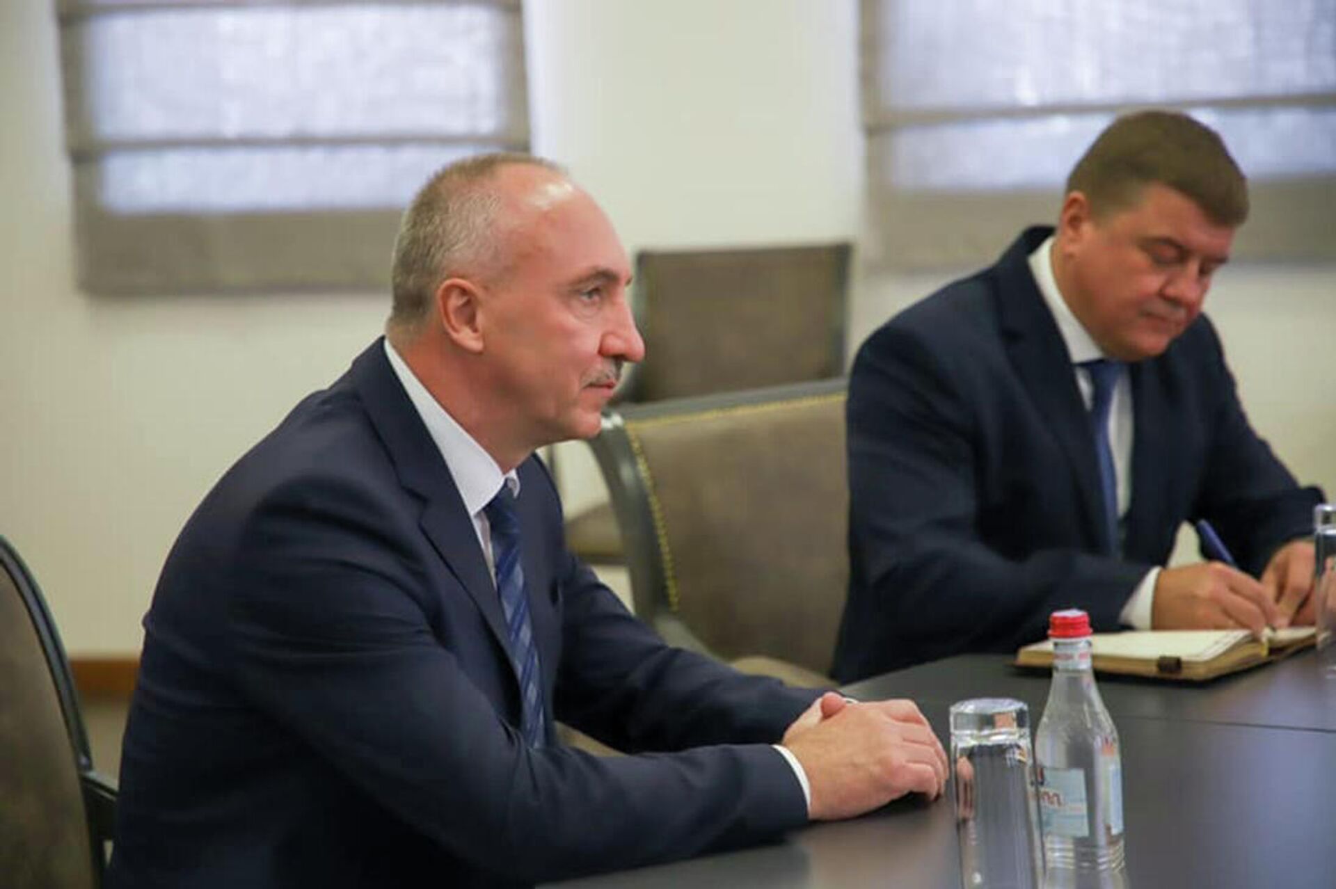 Министр иностранных дел РА Арарат Мирзоян принял посла Беларуси в Армении Александра Конюка (11 октября 2021). Еревaн - Sputnik Армения, 1920, 11.10.2021