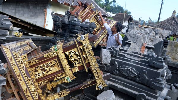 Последствия землетрясения на острове Бали, Индонезия - Sputnik Արմենիա
