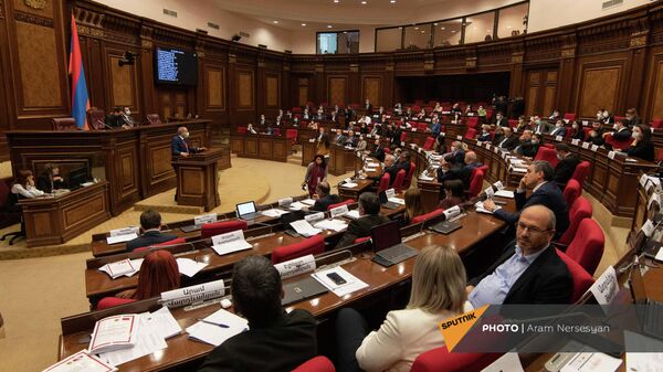 Очередное заседание Парламента Армении (27 октября 2021). Еревaн - Sputnik Армения