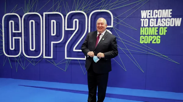 Президент Армен Саркисян на саммитe COP26 в Шотландском Event Campus (1 ноября 2021). Глазго - Sputnik Армения